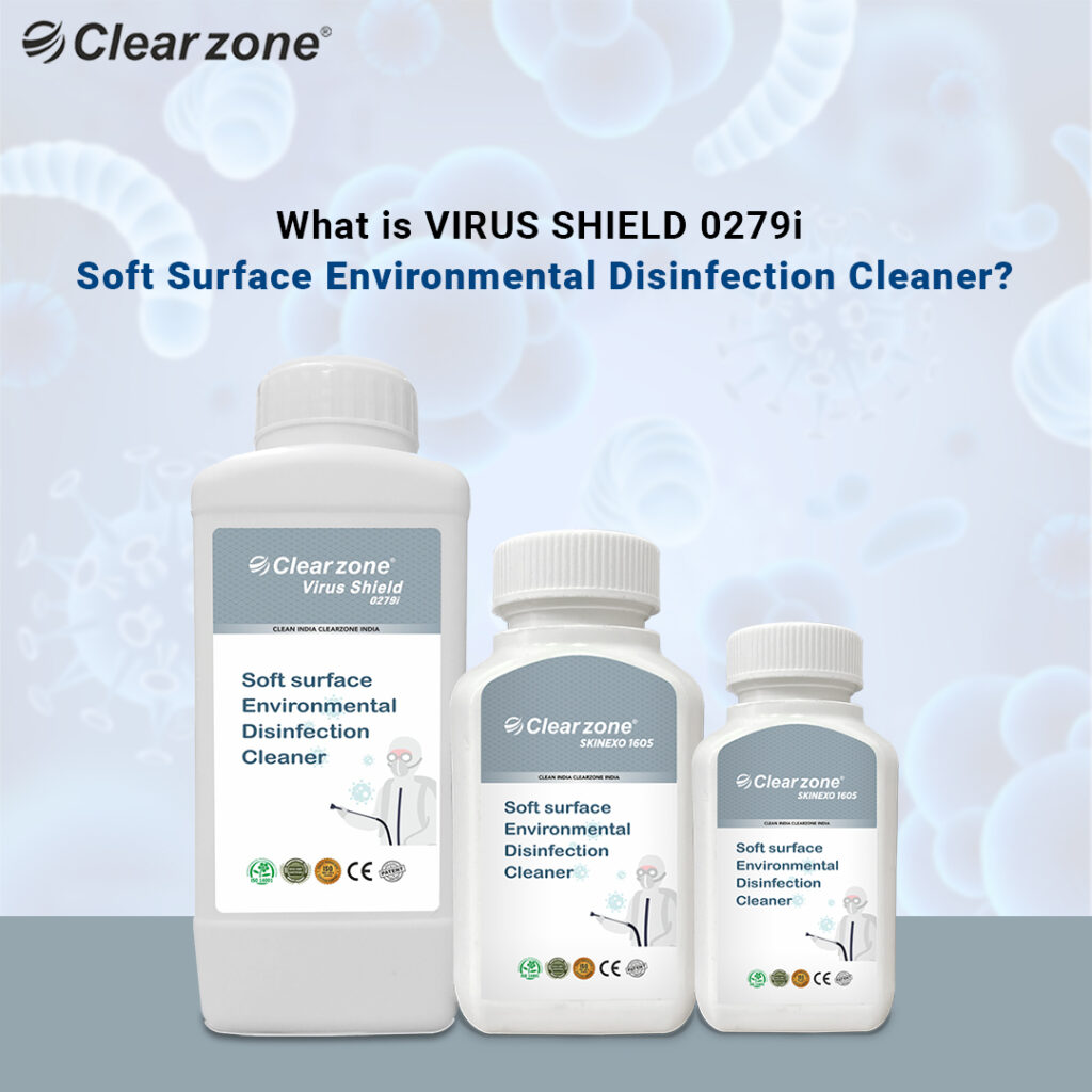 What is VIRUS SHIELD 0279i Soft Surface Environmental Disinfection Cleaner?