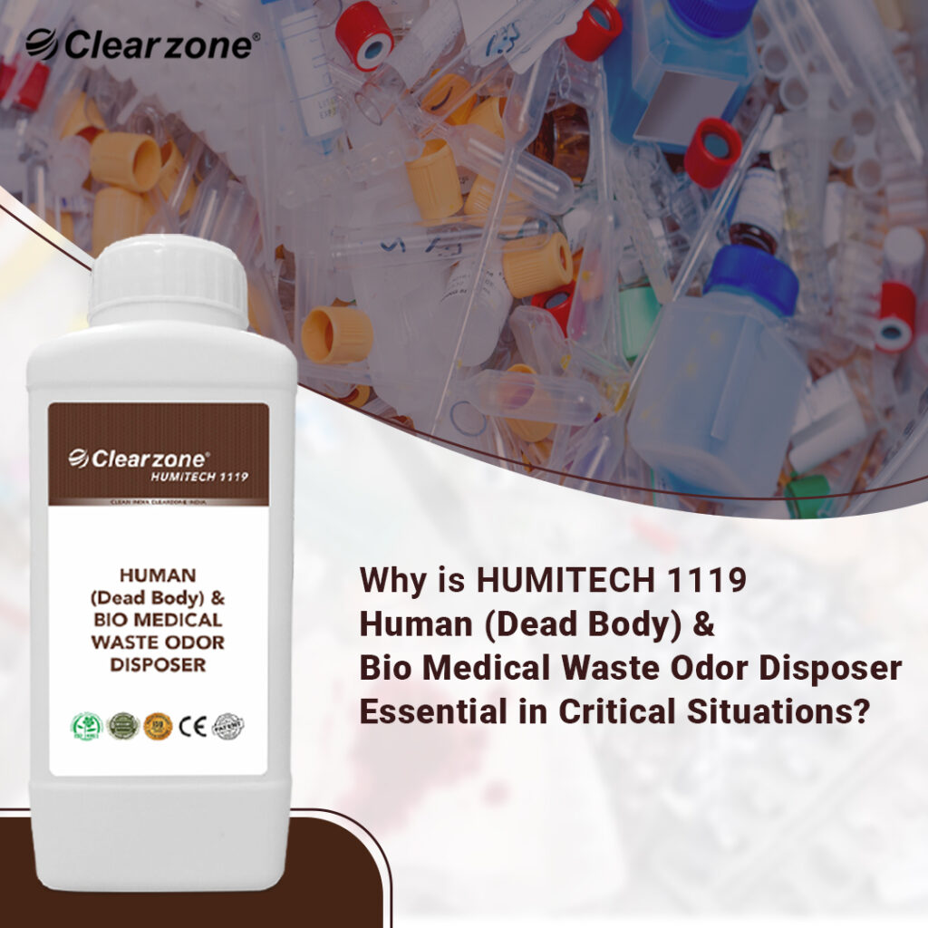 Why is HUMITECH 1119 Human (Dead Body) & Bio Medical Waste Odor Disposer Essential in Critical Situations?