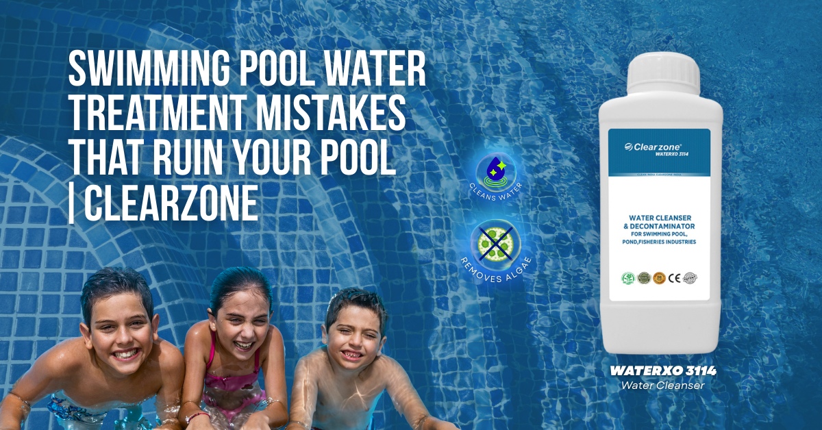 swimming pool water treatment sampling kit by Clearzone for water quality testing