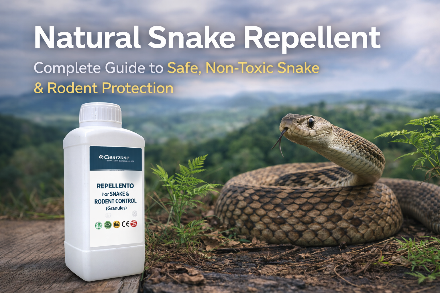 natural snake repellent