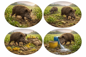 जंगली सूअर से होने वाला नुकसान